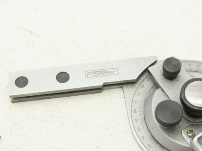 Fowler 52-440-612-0 Bevel Dial Protractor Precision Angle Gauge 6" & 12" Blades