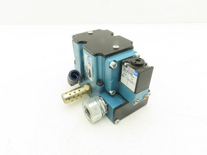 MAC 6511B-111-PM-591DA Pneumatic Solenoid Valve W/Base 150PSI 24VDC PME-591DABE