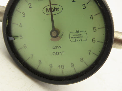 Mahr Federal 2015785 23W MarCator Dial Drop Indicator 0-10-0  .050"Span .001"