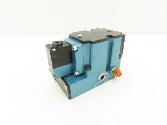 MAC 6511B-111-PM-591DA Pneumatic Solenoid Valve W/Base 150PSI 24VDC PME-591DABE