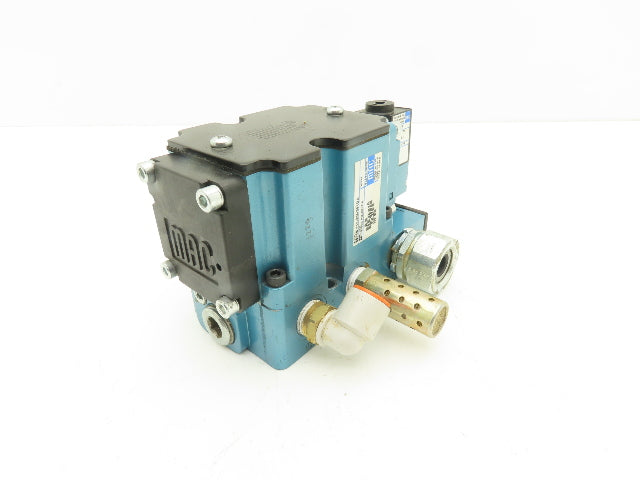 MAC 6511B-111-PM-591DA Pneumatic Solenoid Valve W/Base 150PSI 24VDC PME-591DABE