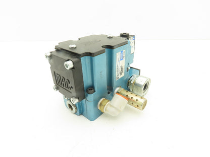 MAC 6511B-111-PM-591DA Pneumatic Solenoid Valve W/Base 150PSI 24VDC PME-591DABE