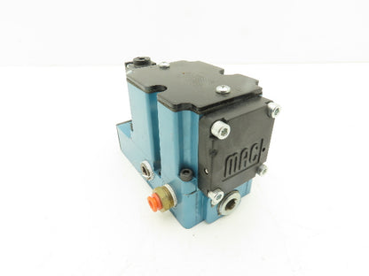 MAC 6511B-111-PM-591DA Pneumatic Solenoid Valve W/Base 150PSI 24VDC PME-591DABE