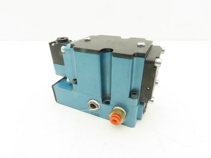 MAC 6511B-111-PM-591DA Pneumatic Solenoid Valve W/Base 150PSI 24VDC PME-591DABE