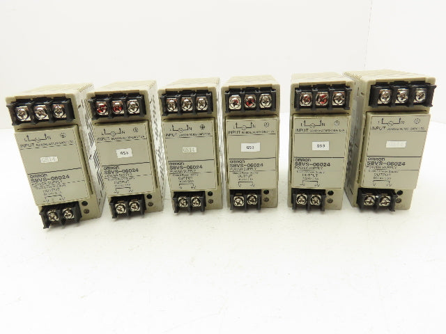 Omron S8VS06024 S8VS-06024 PLC Power Supply Module 24VDC 2.5A Lot of 6