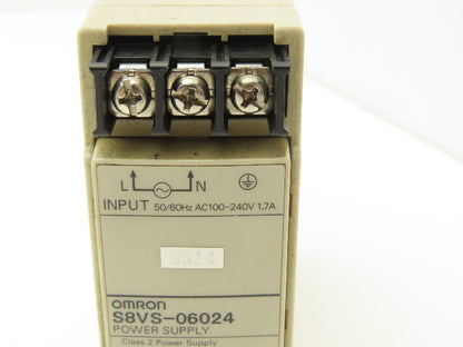 Omron S8VS06024 S8VS-06024 PLC Power Supply Module 24VDC 2.5A Lot of 6