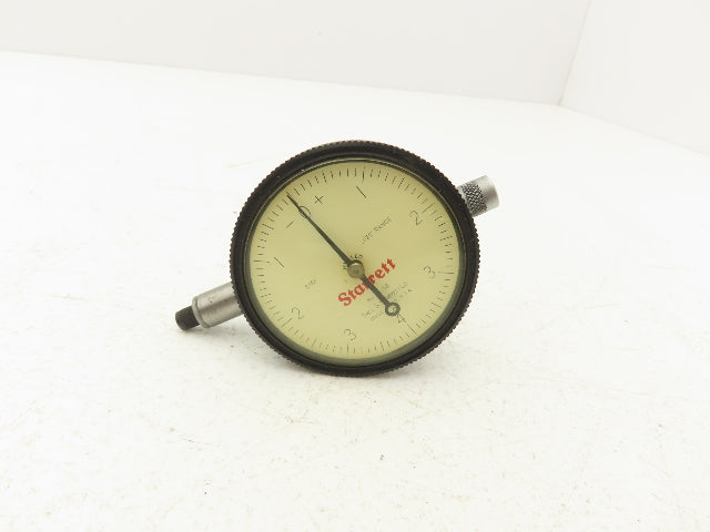 Starrett 25-118 Dial Indicator Gage 0-.020" Range .0001" 0-4-0 Dial Jeweled