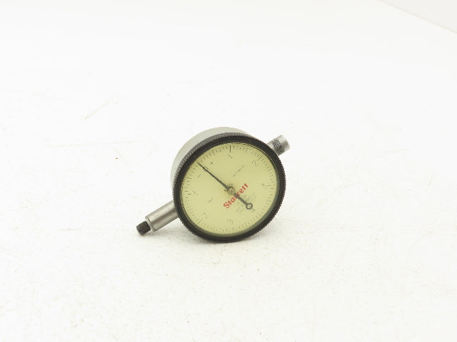 Starrett 25-118 Dial Indicator Gage 0-.020" Range .0001" 0-4-0 Dial Jeweled