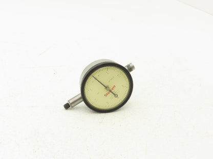 Starrett 25-118 Dial Indicator Gage 0-.020" Range .0001" 0-4-0 Dial Jeweled