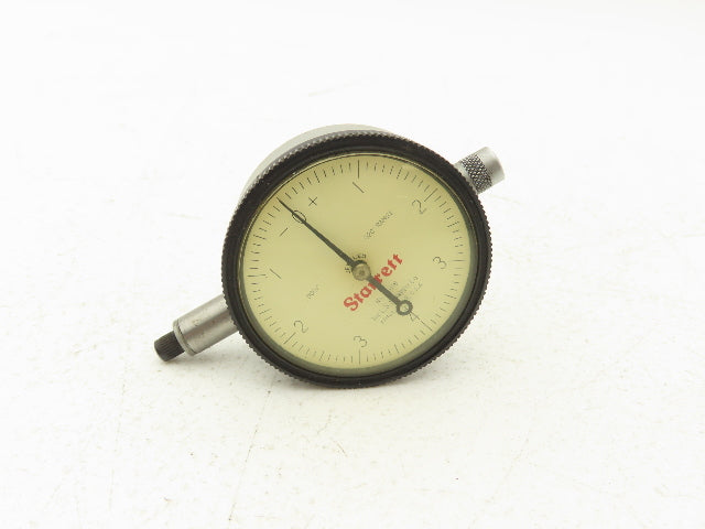 Starrett 25-118 Dial Indicator Gage 0-.020" Range .0001" 0-4-0 Dial Jeweled