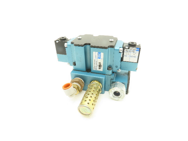 MAC 6531B-311-PM-591DA Pneumatic Solenoid Valve W/Base 150PSI 24VDC PME-591DABE