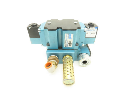 MAC 6531B-311-PM-591DA Pneumatic Solenoid Valve W/Base 150PSI 24VDC PME-591DABE