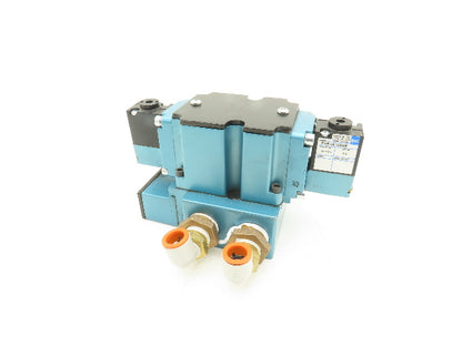 MAC 6531B-311-PM-591DA Pneumatic Solenoid Valve W/Base 150PSI 24VDC PME-591DABE