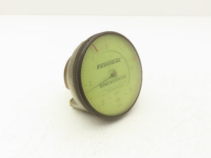 Mahr Federal D-1250 Dimensionair Air Gage 0-3" Dial Indicator 1250:1 .0001"