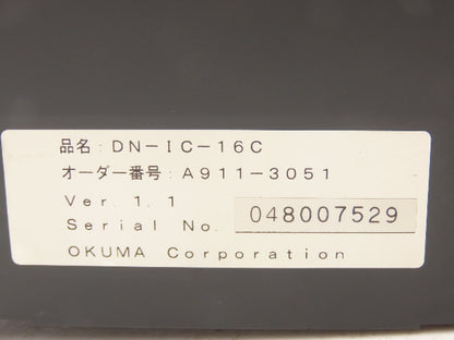 Okuma DN-IC-16C PLC Input Module A911-3051 Lot of 2