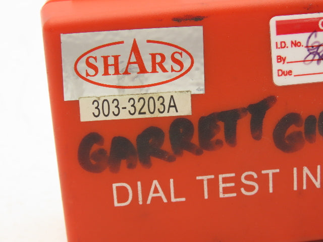 Shars 303-3203A Dial Test Indicator Gage 0.030" Range .0005" 0-15-0 Dial