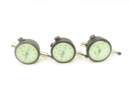 Federal Mahr 2011141 B8I Dial Indicator Gage .250" Range .001" 0-50-0  Lot of 3