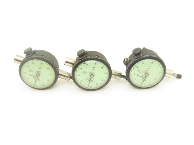 Federal Mahr 2011141 B8I Dial Indicator Gage .250" Range .001" 0-50-0  Lot of 3