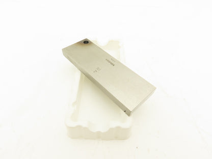 Mitutoyo 611204-551 Steel Rectangular Gage Block 4.000" Grade AS-2 w/Drill Hole