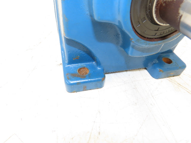 Textron David Brown M0432100BANU4 Inline Helical Gearbox 100:1 Reducer 18rpm 56C