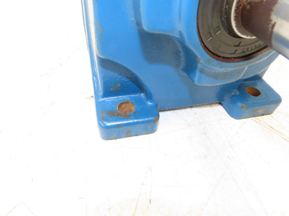 Textron David Brown M0432100BANU4 Inline Helical Gearbox 100:1 Reducer 18rpm 56C