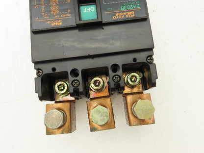 Fuji Electric EA203B Electric Circuit Breaker 225A 3 Pole Lot of 3