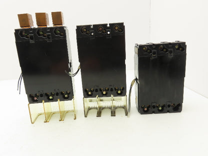 Fuji Electric EA203B Electric Circuit Breaker 225A 3 Pole Lot of 3