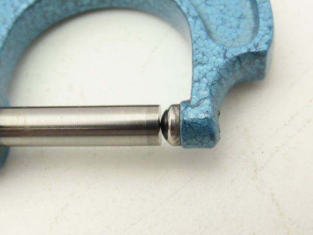 Fowler 52-244-001-1 Outside Micrometer 0-1" Range .0001" Ball Anvil Flat Spindle