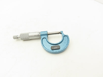 Fowler 52-244-001-1 Outside Micrometer 0-1" Range .0001" Ball Anvil Flat Spindle