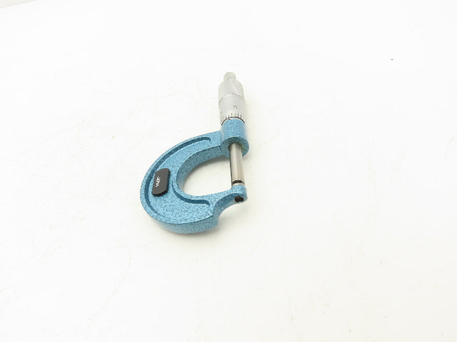 Fowler 52-244-001-1 Outside Micrometer 0-1" Range .0001" Ball Anvil Flat Spindle