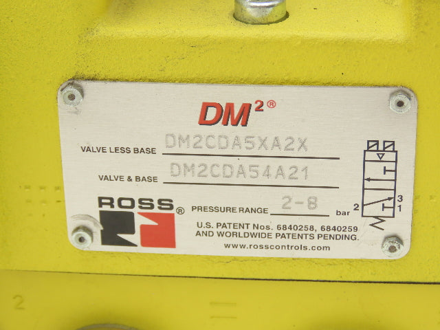 Ross Controls DM2CDA54A21 DM2 Series Double Valve 2-8 Bar 3/4" NPT 24V