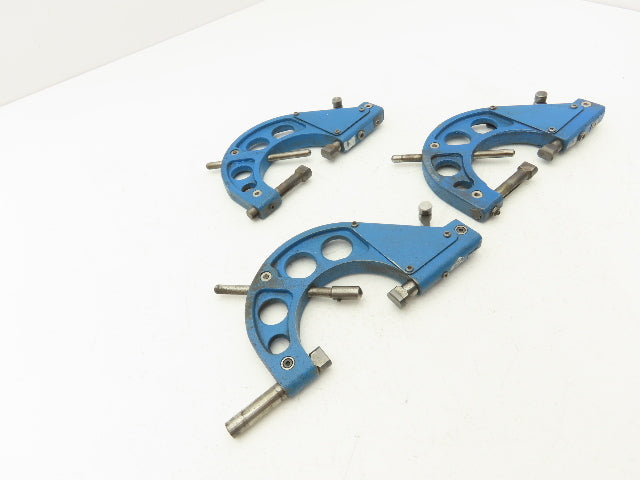 Fowler Snap Gage 3/4"-2-1/4" Range Outside Diameter Lot of 3