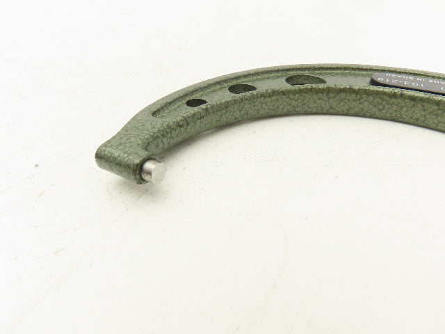 Mitutoyo 103-219 Outside Micrometer 4-5" Range .0001" Flat Anvil Ratchet Stop