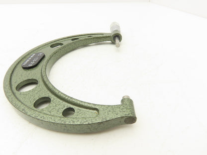 Mitutoyo 103-219 Outside Micrometer 4-5" Range .0001" Flat Anvil Ratchet Stop