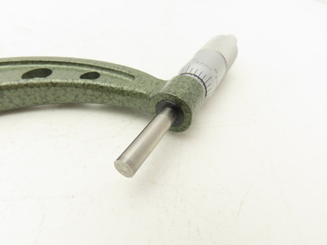 Mitutoyo 103-219 Outside Micrometer 4-5" Range .0001" Flat Anvil Ratchet Stop