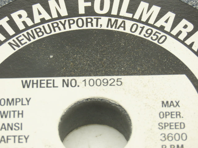 Imtran Foilmark 100925 Black Diamond Drill Grinder Wheel 7"X57/64"W X 5/8" Arbor