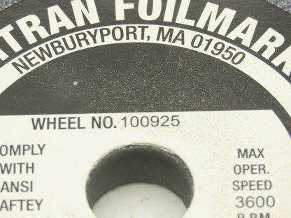 Imtran Foilmark 100925 Black Diamond Drill Grinder Wheel 7"X57/64"W X 5/8" Arbor