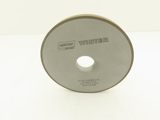 Norton 69014191699 Winter Grinding Wheel 6"X1/2"X1-1/4" Diamond 150 Grit Type 1