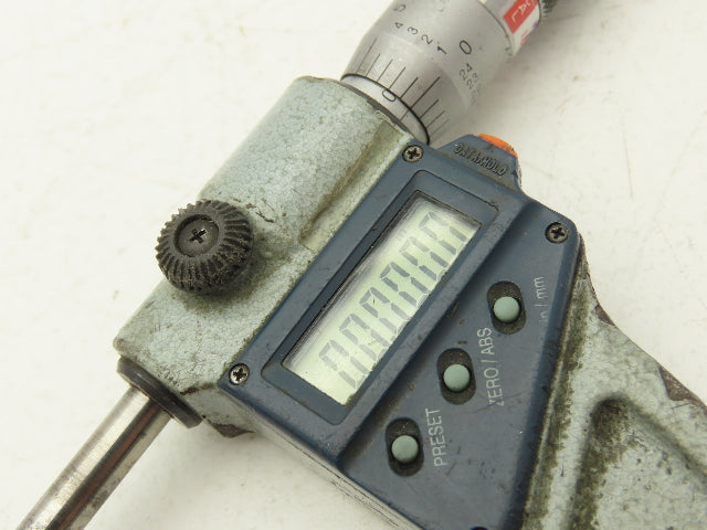 Mitutoyo 293-751-30 Digital Outside Micrometer 4-5" Range .0001" Ratchet Stop