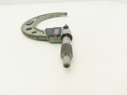Mitutoyo 293-751-30 Digital Outside Micrometer 4-5" Range .0001" Ratchet Stop