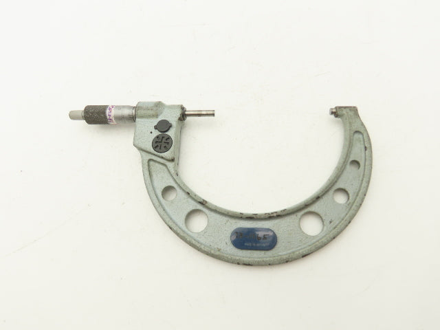 Mitutoyo 293-751-30 Digital Outside Micrometer 4-5" Range .0001" Ratchet Stop
