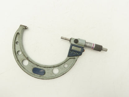 Mitutoyo 293-751-30 Digital Outside Micrometer 4-5" Range .0001" Ratchet Stop