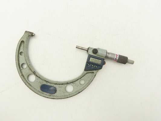 Mitutoyo 293-751-30 Digital Outside Micrometer 4-5" Range .0001" Ratchet Stop