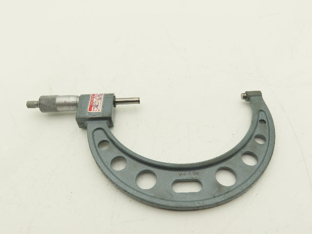 Mitutoyo 193-216 Digit Counter Outside Micrometer 5-6" Range .0001" Ratchet Stop