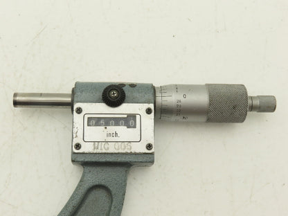 Mitutoyo 193-216 Digit Counter Outside Micrometer 5-6" Range .0001" Ratchet Stop
