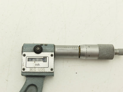 Mitutoyo 193-216 Digit Counter Outside Micrometer 5-6" Range .0001" Ratchet Stop