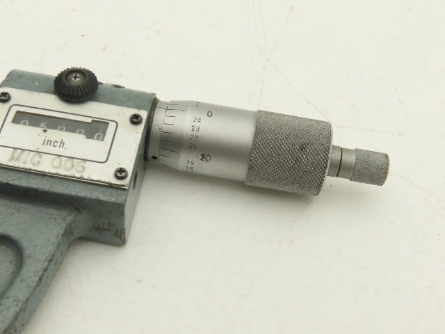 Mitutoyo 193-216 Digit Counter Outside Micrometer 5-6" Range .0001" Ratchet Stop