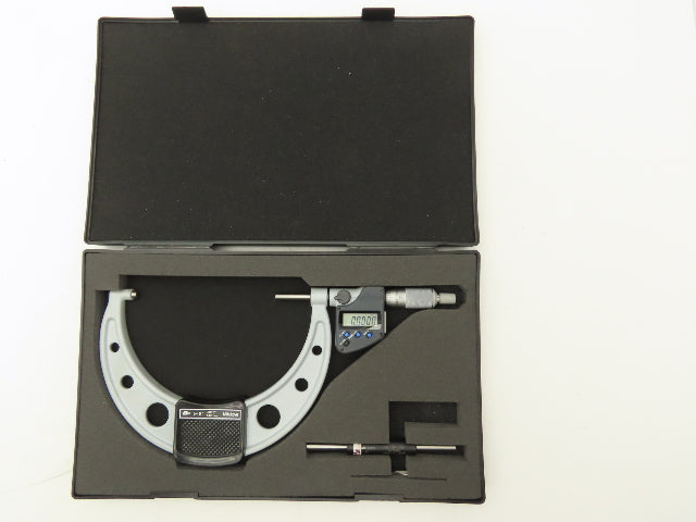 Mitutoyo 293-351-30 Digimatic Outside Micrometer 5-6" Range .0001" Ratchet Stop