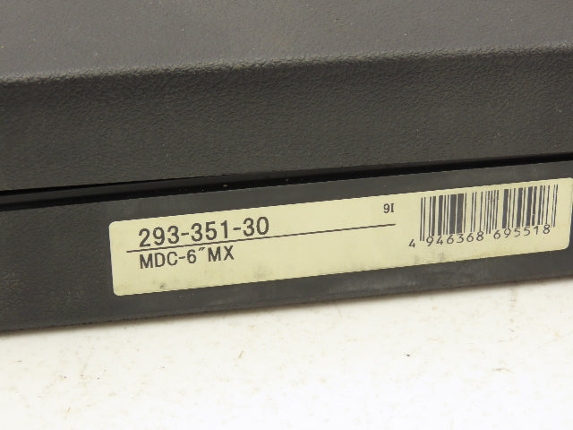 Mitutoyo 293-351-30 Digimatic Outside Micrometer 5-6" Range .0001" Ratchet Stop