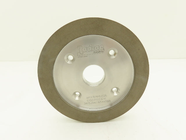 Radiac Abrasives D150R100BAL Diamond Grinding Wheel Tool Room 6" X 1-1/4"